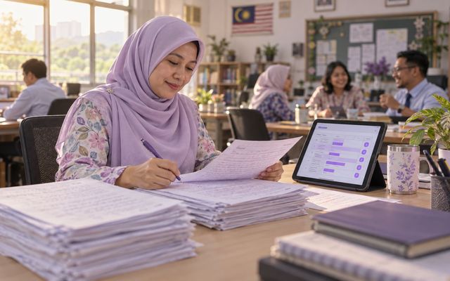 Educators at work with AiServa